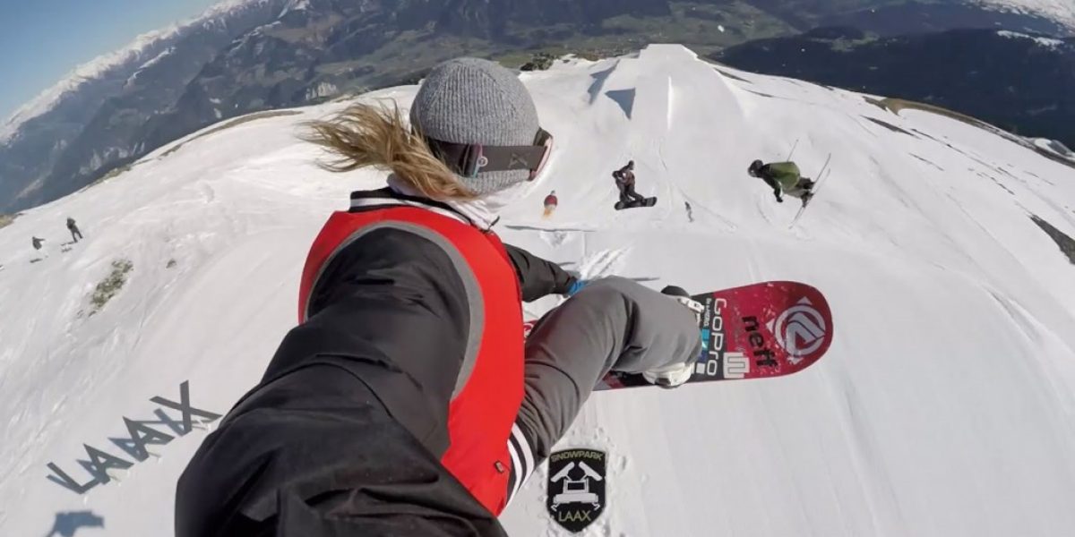 The Crazy Disorientating world of Snowboard Selfie Filming