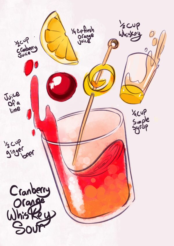 Kick Off 2022 With This Tasty Cranberry Orange Whisky Sour - M2woman
